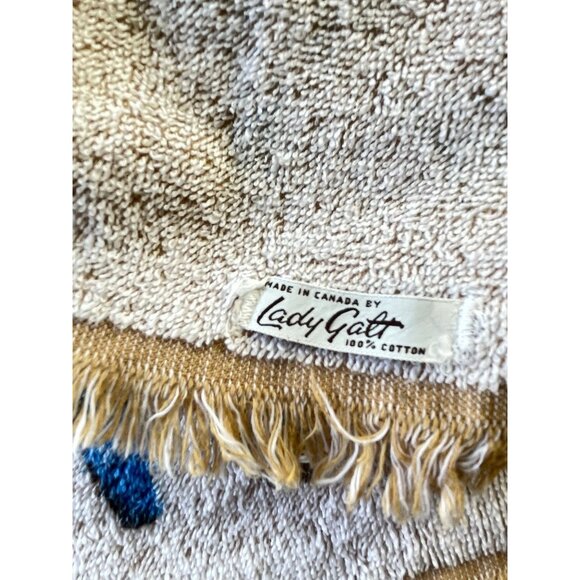 Vintage 60s towel, 1867-1967 Canada Centennial bath towel, 100% cotton - Picture 8 of 10